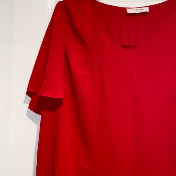 Zenana red top size large - Picture 4 of 8